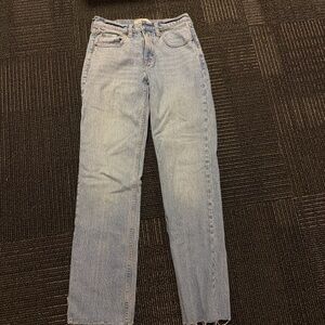 Abercrombie & Fitch Light Blue Straight Leg Jeans